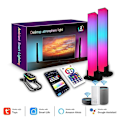 Miniatyrbilde 1 av 5: Tuya Wifi Datamaskin Skrivebord Atmosfærisk Lampe Rgb Sensor