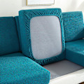 Miniatyrbillede 1 af 5: Ren Farve Tyk Elastisk Sofa Betræk Moderne Minimalistisk Sofa blue