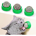 Miniatyrbild 1 av 3: 3 Silvervine Kattspelbollar, Ätbara Katt Leksaker För Katter Att Slicka, Säkra Friska Kattunge Tuggleksaker, Tandborstning Tandvård Katt Leksak, Katt Vägg Godis