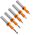 Miniatyrbillede 3 af 5: 5 stk Træskruer Chamfer Bor Hss Counter Taper Bor