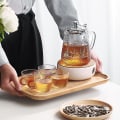 Miniatyrbillede 5 af 5: Glas Tekande Varmebestandig Kvalitet Infuser Hammer Kedel