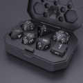 Pikkukuva 3 / 5: 2023 Aikuisten Kiiltävä Veri 7 Noppasetti Rpg Dnd Valo