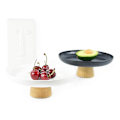 Miniatyrbilde 2 av 5: Brett for små gjenstander, trebase, frukt og grønnsaker, små gjenstander, skrivebord