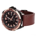 Miniatyrbillede 2 af 5: Naviforce Nf9056 Herre Quartz Armbåndsur Læderrem