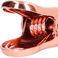 Miniatyrbillede 4 af 5: Tætningsspændeklips i rustfrit stål (rosaguld) (1 stk)