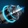 Miniatyrbilde 4 av 4: Elektrisk hårklipper, hårtrimmer for USB-oppladbart elektrisk barberblad, skjegg Blue