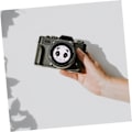Miniatyrbilde 4 av 8: Panda Kameralinsedeksel Ripebeskyttende Deksel for DSLR-kameraer Enkel Installering Unik Design