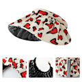 Miniatyrbilde 2 av 4: Lett Nylon Tom Hat For Shell Hat Myk Fiskehatt For Utendørs Sport Beige red