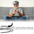 Miniatyrbillede 5 af 5: Justerbar Oculus Quest 2 Hovedbånd Vr Forbedre Virkelighed Hvid
