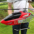 Miniatyrbild 4 av 5: 3.5ch 80cm Högkvalitativ Extra Stor Fjärrstyrd Flygplan Krockbeständig Fjärrstyrd Utomhus Flygplan Helikopter A red1Backup battery