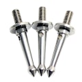Miniatyrbillede 1 af 5: 3 stk. Rustfrit Stål 3/8 Tommer Tripod Fodspidser Til Blødere Løst Terræn Spidser Til Gitzo/manfrotto/sir