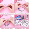 Miniatyrbilde 4 av 5: DIY Håndlaget Leke Jente 6-13 År Gammel Armbånd Håndlaget Perlet 98pcs