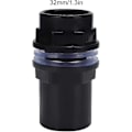 Miniatyrbillede 2 af 5: Akvariumslange Adapter Fisketank Slange Adapter Konverter Stik (sort) (1 stk)