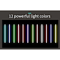 Miniatyrbillede 3 af 5: RGB Metal Lys-sværd 12 Farver 5 Lydeffekter Flash Legetøj E11argbblack E01rgbsilver