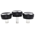 Miniatyrbillede 1 af 5: Airconditionering A/c Knappen Sort Erstatter Til Mazda 2 Ny Holdbar (sort) (3 stk)
