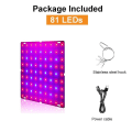 Miniatyrbilde 2 av 5: 1 stk 81 LEDer 169 LEDer LED Vekstlys Innendørs Planter Fullspektrum