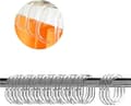 Duschdraperiöglor, 24 stycken Duschringar