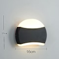 Pikkukuva 3 / 5: LED-seinävalaisin Ulkotila Moderni Ulkotila Metalli 220-240v 20 W