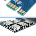 Miniatyrbild 5 av 5: Nytt PCI-E 1 till 4 PCI Express 16x kort