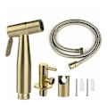 Miniatyrbild 1 av 5: Kryc-spraymunstycke WC Enstycke I Rostfritt Stål, Bidet Spray Kit, WC Spray Munstycke Kran (guld)