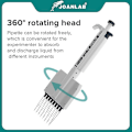 Miniatyrbild 5 av 5: Joanlab Multikanalpipett Justerbar Mikropipett 8 Ch