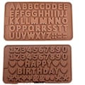 Miniatyrbillede 1 af 2: Fødselsdag Chokoladeform Tal Silikon Terning