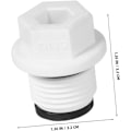 Miniatyrbild 2 av 8: 10-pack Varmvattenflasklock Läcksäkert Flaskstopp PP-material Lätt att använda för värmebevarande