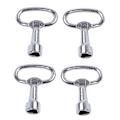 Pikkukuva 1 / 5: 8 mm:n metalliset kolmionmuotoiset avaimet - 4 kpl