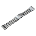 Miniatyrbillede 1 af 4: Urrem til Garmin Tactix 7 Pro/fenix 7x/6x Pro, 26mm 5-leds titanium stål urrem Silver