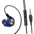 Miniatyrbild 4 av 4: Trådbundna In-Ear Hörlurar med Subwoofer Stereo Bass, Headset med Mikrofon för Telefon (blå)