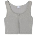 Miniatyrbild 1 av 5: Binders för Kvinnor Stark Elastisk Band Tank Top Shapewear Andningsbara Toppar för Tomboy Trans Lesbisk Gray