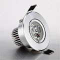 Miniatyrbillede 5 af 5: 6 stk. 3 W 300 Lm Nemt at Installere Indbyggede LED-lys 85-265 V