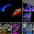 Miniatyrbild 1 av 5: 15m 100LED Solcellsdriven LED-ljusslinga Jul