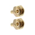 Miniatyrbillede 1 af 4: 2 stk. 8 mm 1/2 tommer hun-gevind messing barb fittings forbindelsesrør barb joint adapter