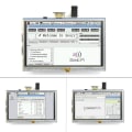 Miniatyrbillede 1 af 5: 5-tommer Resistiv Touchscreen LCD HDMI Raspberry