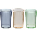 Miniatyrbild 1 av 5: Tandborstmugg i Plast Tandborstmugg Värmebeständig Transparent Tandborstmugg Återanvändbar Bärbar Munsköljkopp För Hem Badrum (blå Grön Gul)