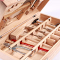 Miniatyrbild 2 av 5: Multifunktionell Verktygslåda för Barn - Underhåll, Demontering, Snickeriverktyg, Trä, Pojke