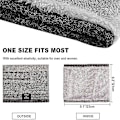 Miniatyrbild 2 av 3: Vinterhalsduk för Män Fleece Ring Bandana Stickad Varm Solid Halsduk Kvinnor Halsvärmare D2-thin fleece