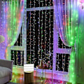 Miniatyrbild 1 av 5: Julbröllop 3mx2m 240LEDs Vit Flerfärgad Ljus
