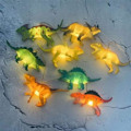 Miniatyrbild 3 av 5: 1,5m Dinosaurie-Strängljus för Barnrum 10 LED-lampor Varma Jul