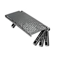 Miniatyrbilde 1 av 4: Holdbar TV-skjermstativ, Laptop-stativ, Skrivebordstativ, Oppbevaringshylle (1 stk, svart)