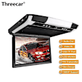 Miniatyrbild 2 av 4: Threecar 1080p 12.44936.4\" Bilstolpsmonitor TFT LCD med fällbar skärm