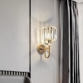 Miniatyrbilde 5 av 5: LED Vegglamper Luksus Stue Krystallvegglampe Gull