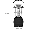 Miniatyrbild 4 av 5: Campinglyktor LED Sollampa Handvev Dynamo Vattentät