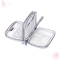 Miniatyrbilde 3 av 8: Dobbelt Lag Datakabel Lader Bag 2.5 Tommer Harddisk Oppbevaringsbag Kabelhåndtering for Reise Tilfeldig