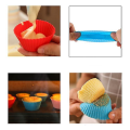 Miniatyrbild 4 av 5: 50 st Reusable Muffinsformar i Silikon av Hög Kvalitet, 2 Storlekar