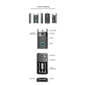 Miniatyrbillede 2 af 3: Smart Dørklokke Wifi Trådløs Opkald Intercom Video Eye Lejligheder