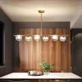 Miniatyrbillede 1 af 5: 98cm Line Design Chandelier Metal Ø Moderne