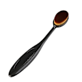 Miniatyrbilde 2 av 5: Tannhjulformet ansiktsfundament Power Oval Curve Brush