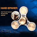 Miniatyrbilde 1 av 5: 3-bladers Alloy Håndfingertuppspinner Roterende Reduser Stressavlastningstrykk